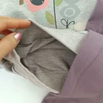 بلوز شلوار دورس دخترانه گل و پرنده - تصویر 6
